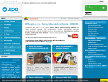 Tablet Screenshot of jipa.cz